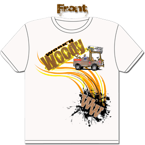 2010 Work'N Woody T-shirt Front