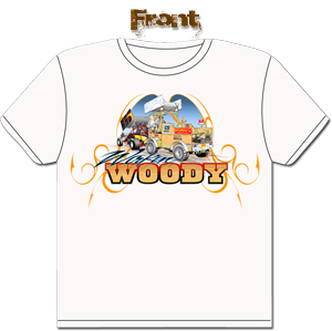 Work'N Woody T-shirt Front